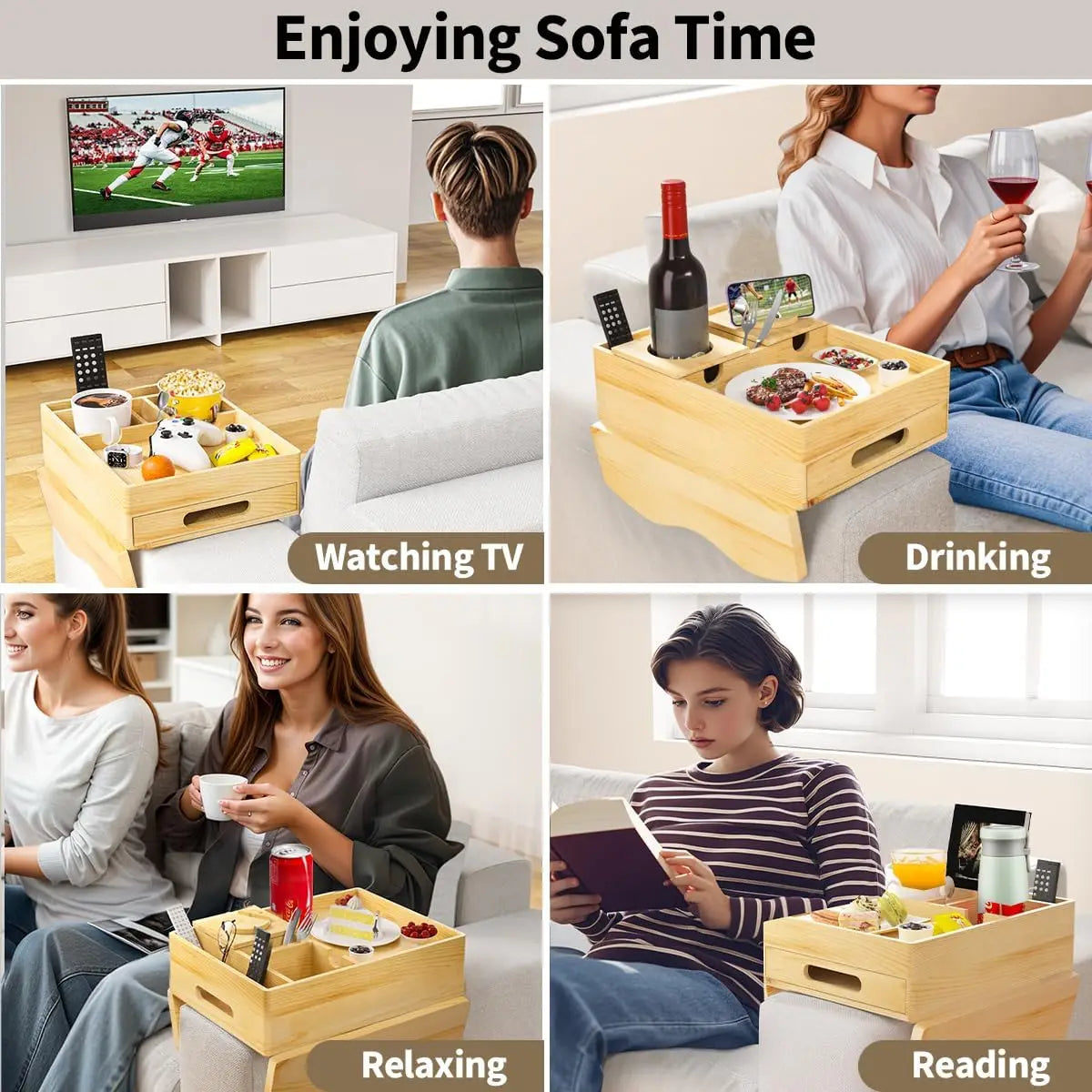 Grip & Sip Sofa Tray