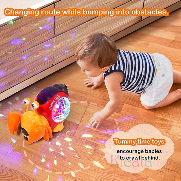 Musical Crawling Crab Toy Fun