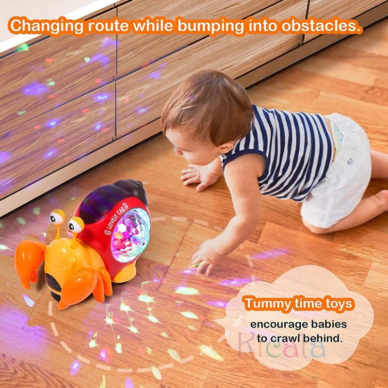 Musical Crawling Crab Toy Fun
