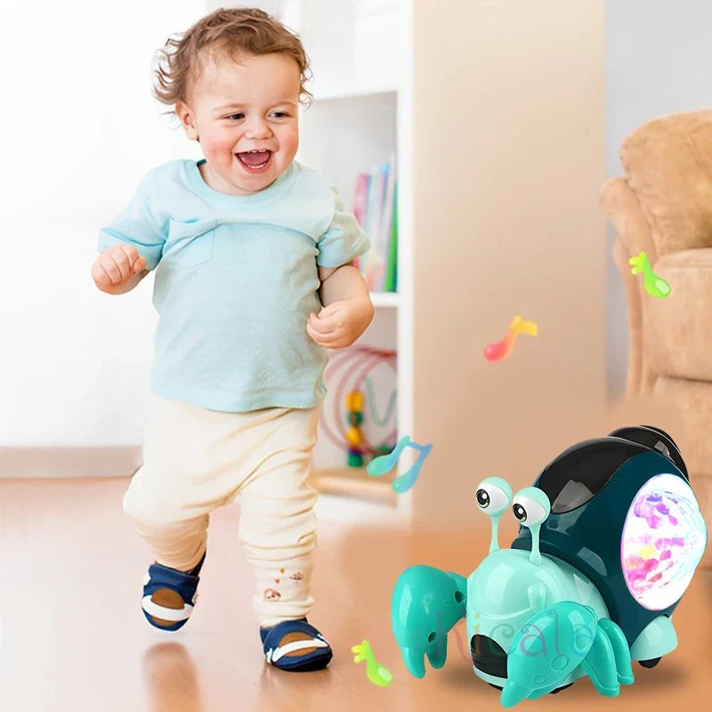 Musical Crawling Crab Toy Fun